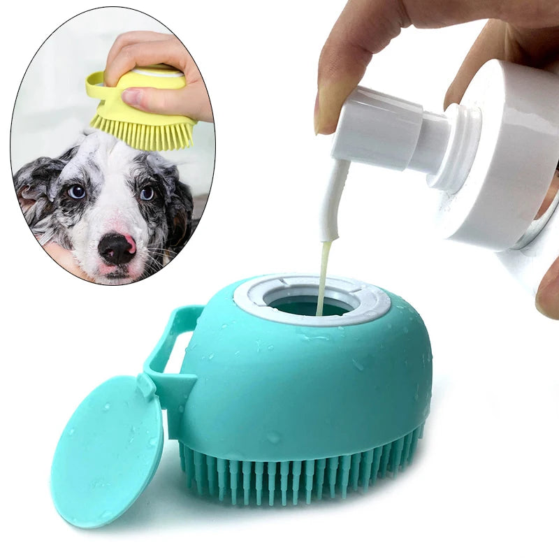 Cute Dog Bath Brush